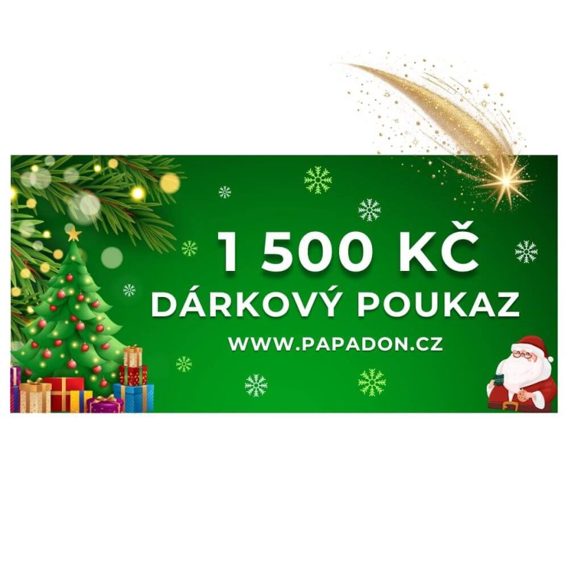 Dárkový poukaz - 1 500 Kč