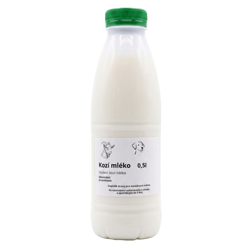 Kozí mléko - mražené (0,5L)