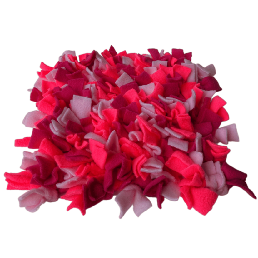 Čmuchací kobereček - Pink (mix růžové) - Velikost: M - 22 x 22 cm, Název hračky: Pink (mix růžové)