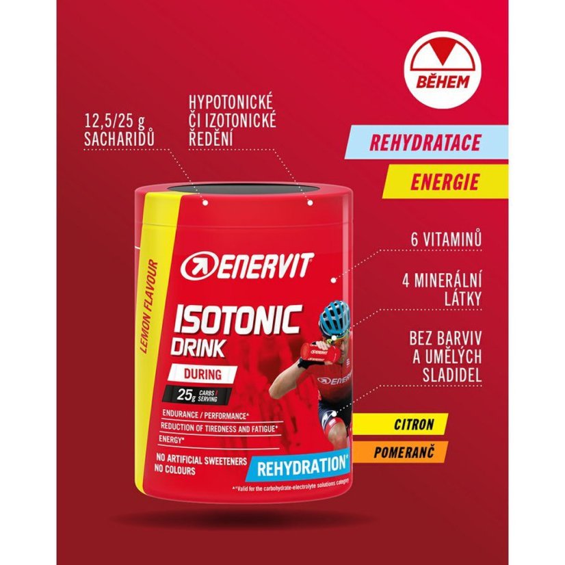 Enervit Isotonic Drink - Citron (420g)