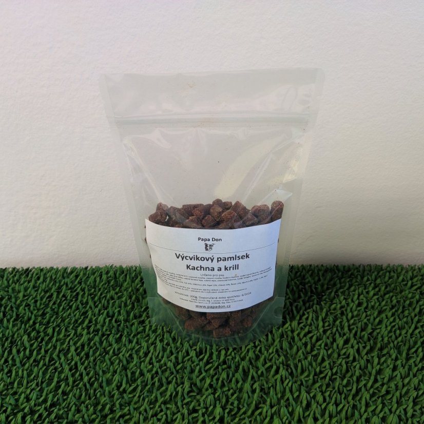 Kachna a Krill - Výcvikový pamlsek - Hmotnost: 200 g
