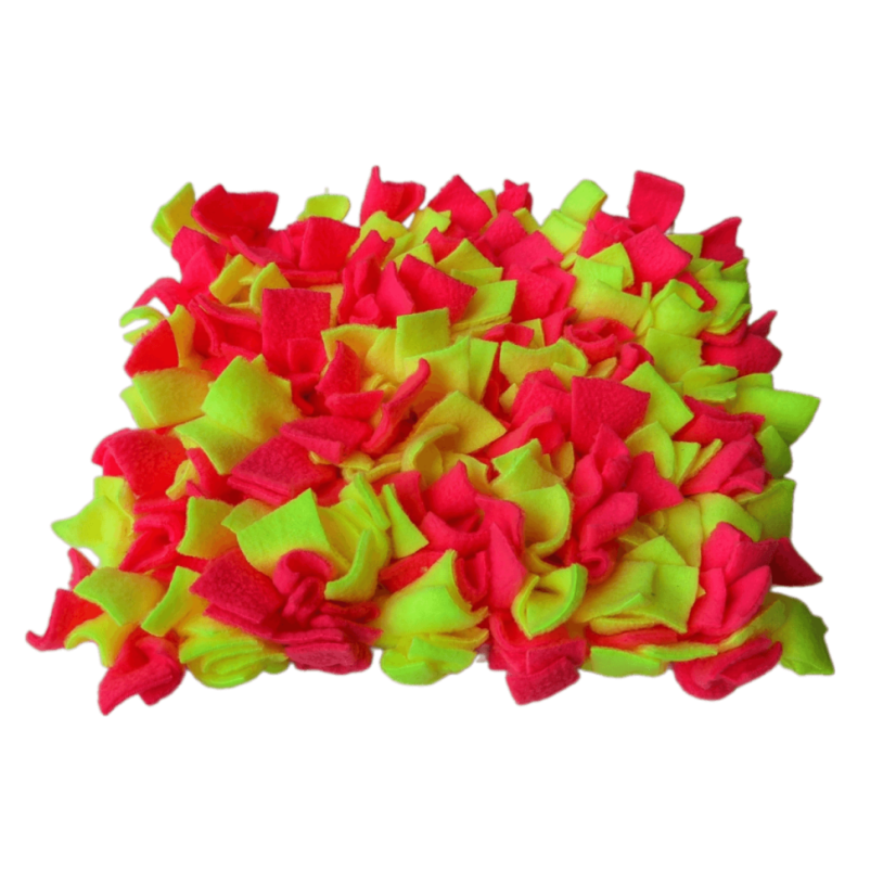 Čmuchací kobereček - Summer (růžová, žlutá) - Velikost: M - 22 x 22 cm, Název hračky: Summer (růžová, žlutá)