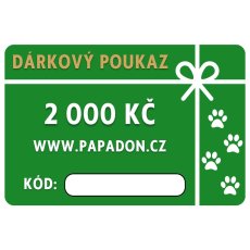 Dárkový poukaz - 2 000 Kč